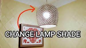 change table lamp shade